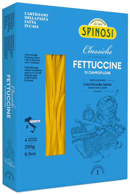 Fettuccine uovo 250gr Spinosi
