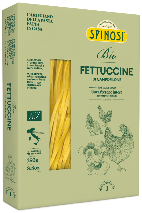 Fettuccine uovo BIO 250gr Spinosi