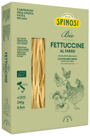 Fettuccine uovo con spinaci 250gr Spinosi